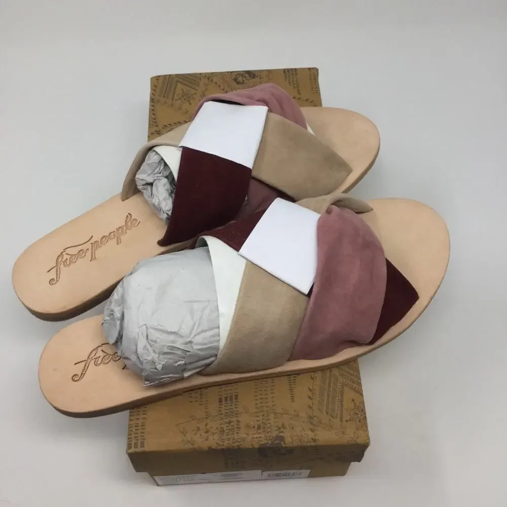 Free People Rio Vista Slide Sandals, NWT - Picture 2 of 3